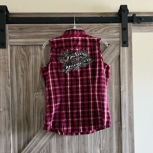 Harley Davidson Embroidered Shirt